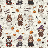 Creepy Cute Halloween WZ.3 - Tkanina na ubrusy