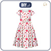 KINDER KLEID "MIA" - WASSERMELONEN MIX - Nähset (98/104)