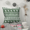 REINDEERS PAT. 2 / ACID WASH BOTTLE GREEN - light brushed knitwear