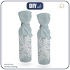 POKROWIEC NA BUTELKĘ - ŚNIEŻYNKA - DIY set
