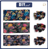 HEADBAND AND HAIR ELASTIC 3KPL - PATTERN 3 - sewing set teenager / adult