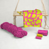 NEON SPOTS PAT. 3 - Cotton woven fabric