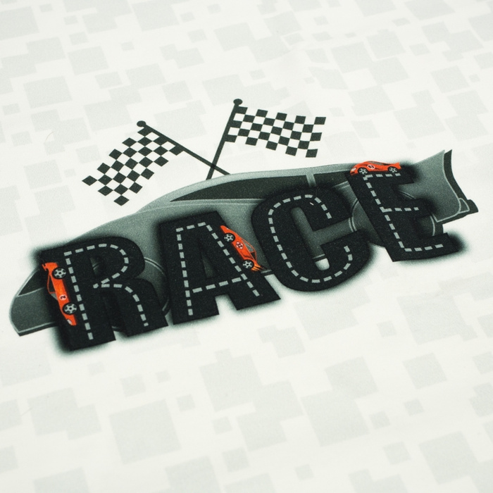 FAST WHEELS / race - panel looped knit 