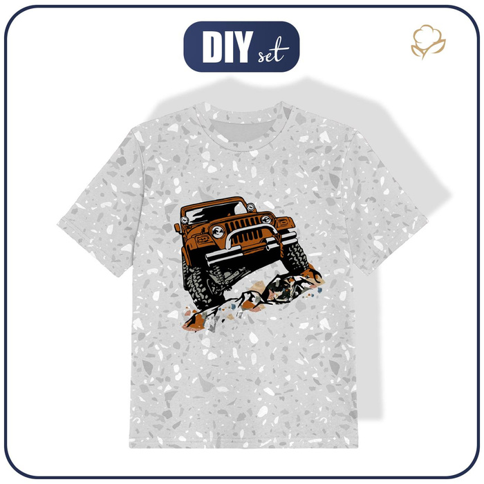 T-SHIRT DZIECIĘCY - JEEP / LASTRYKO - single jersey