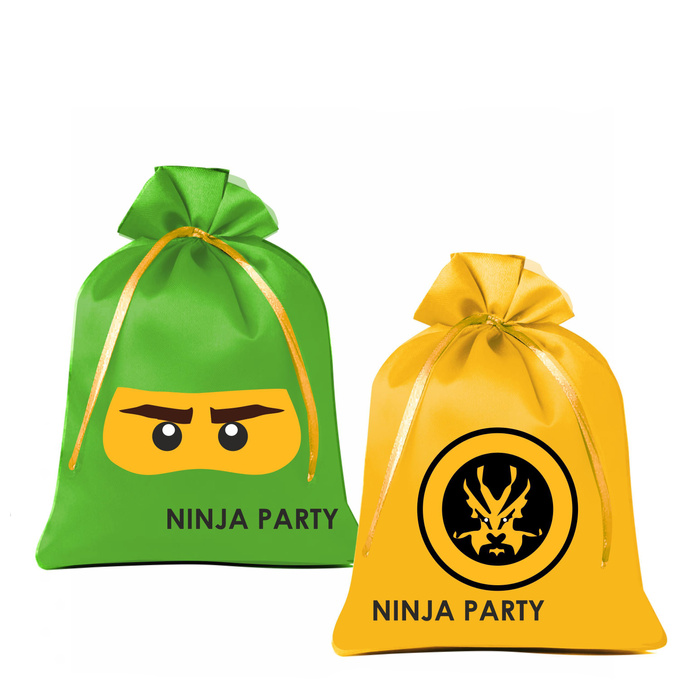 Geschenkbeutel - NINJA m. 3 - Nähset 