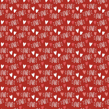 LOVE pat. 2 / red (BIRDS IN LOVE)