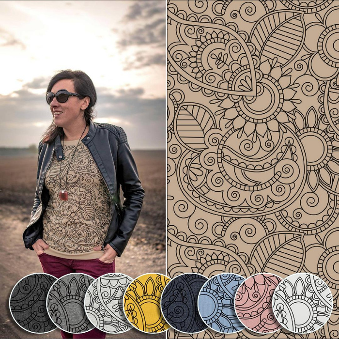 MEHNDI BLACK - swimsuit lycra