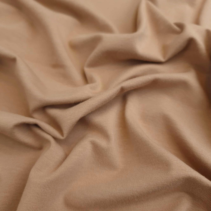 Single jersey z elastanem 210g  - CAMEL (D-212)
