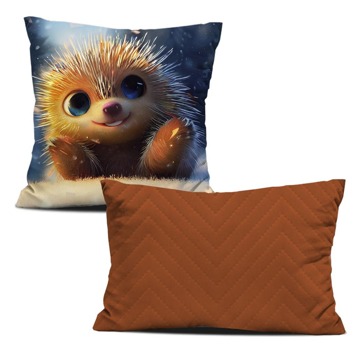 DECORATIVE PILOWS - ANIMATED HEDGEHOG - sewing set
