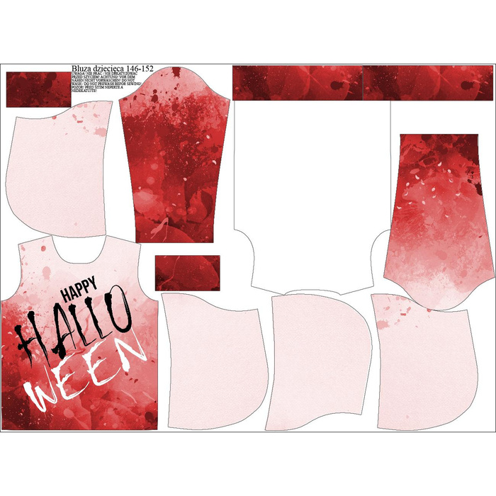 KID'S HOODIE (ALEX) - HAPPY HALLOWEEN - sewing set