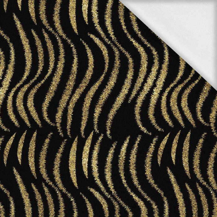 Black & Gold Glamour wz.9 - teplákovina s elastanem ITY