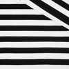 Rib Jersey fabric Unicolour - STRIPES / BLACK