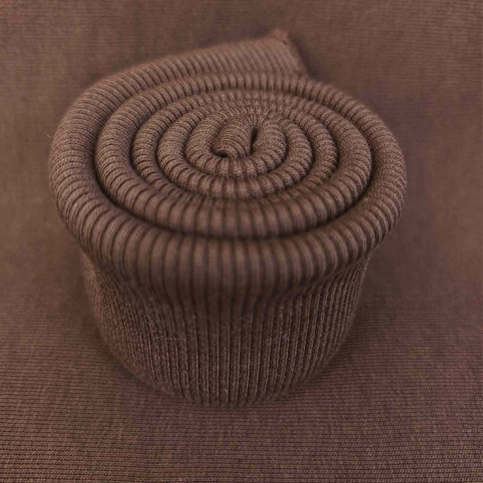 HEAVY Elastisches Rippbündchen 500g - ESPRESSO