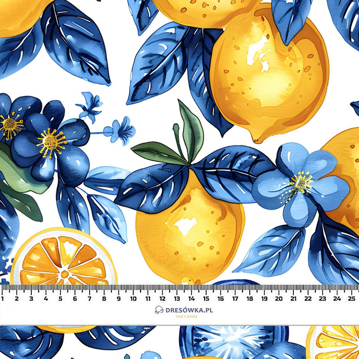 100cm Tutti Frutti wz. 16 - Muślin bawełniany