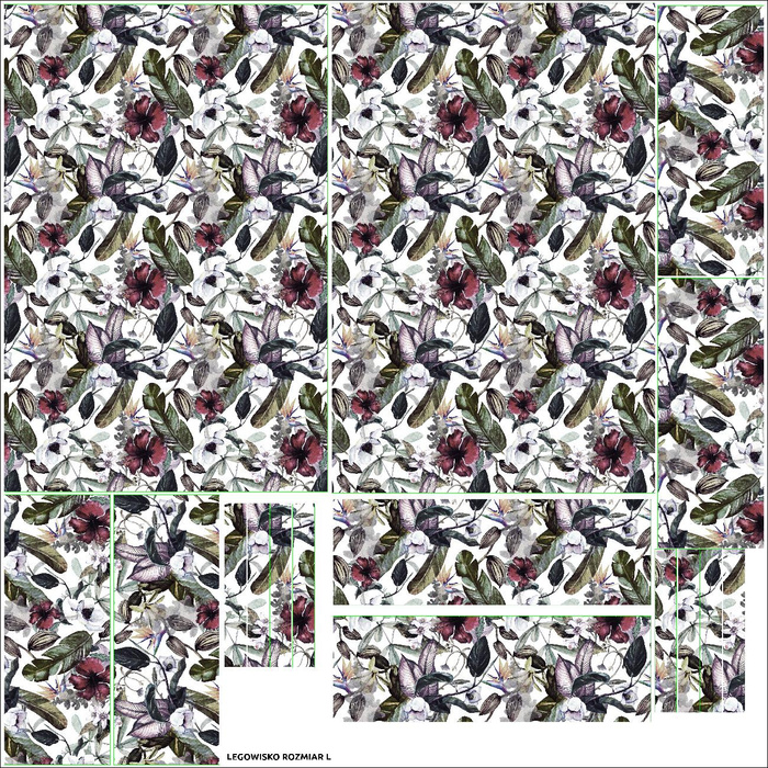 ZVÍŘECÍ POSTEL - RAJSKÉ KVĚTY - sada siti