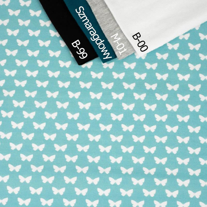 MINI SCHMETTERLINGE (PURPUR SCHMETTERLINGE) - Baumwoll Webware