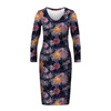 SUKIENKA OŁÓWKOWA "ALISA" (XL) - FLORAL AUTUMN wz. 4 - zestaw do uszycia XL