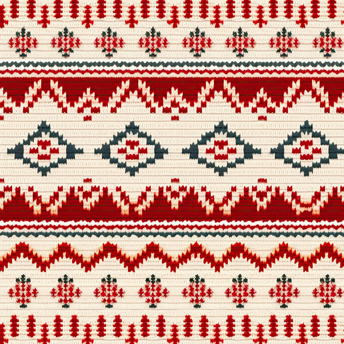 CHRISTMAS SWEATER wz.9 - leichte Maschenware angeraut