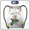 GYM BAG - NO RAIN, NO FLOWER - small
