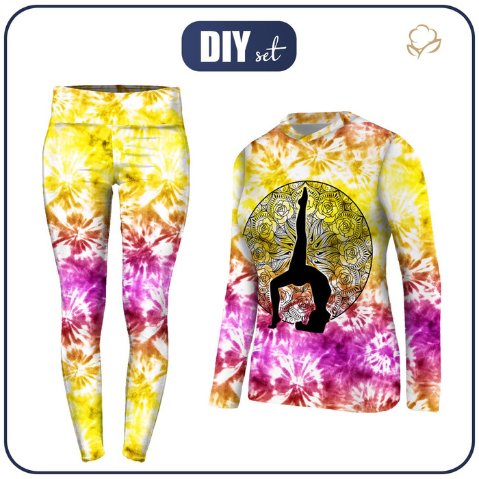 THERMO WOMEN'S SET (JANE) - YOGA / mandala - sewing set XXL