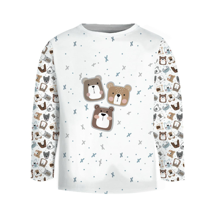 Longsleeve - BEARS / brown (CITY BEARS) - single jersey (122/128)