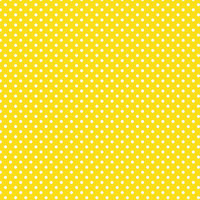 DOTS WHITE / yellow - single jersey with elastane