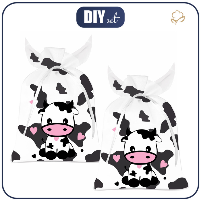 Gift pouches - COW ADELE - sewing set