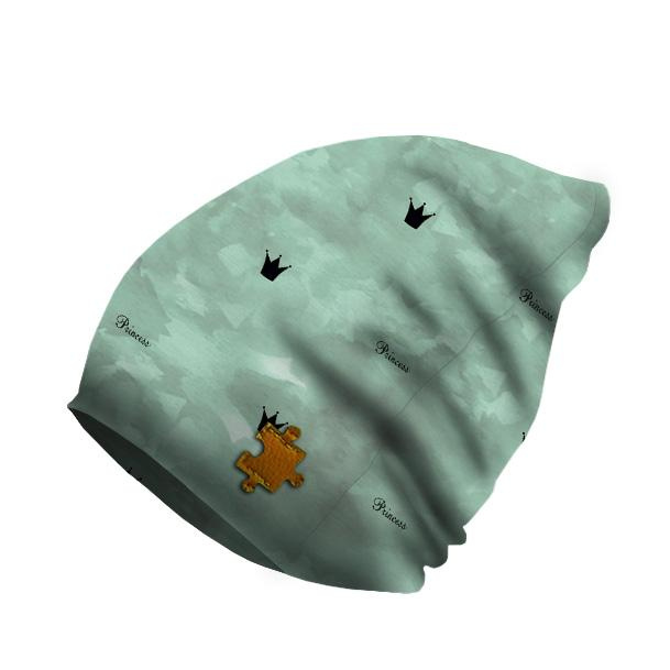 "Beanie" cap - PRINCESS (minimal) / CAMOUFLAGE pat. 2 (modern mint) 57-59