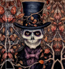 SKELETON  - panel (75cm x 80cm) Waterproof woven fabric