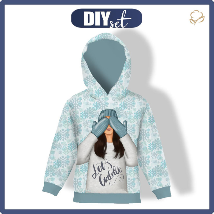 KID'S HOODIE (ALEX) - LET'S CUDDLE (WINTER IN THE CITY) - sewing set