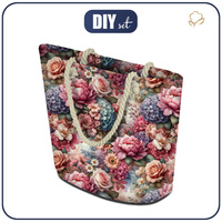 TOTE BAG - FLOWERS WZ.2 - sewing set
