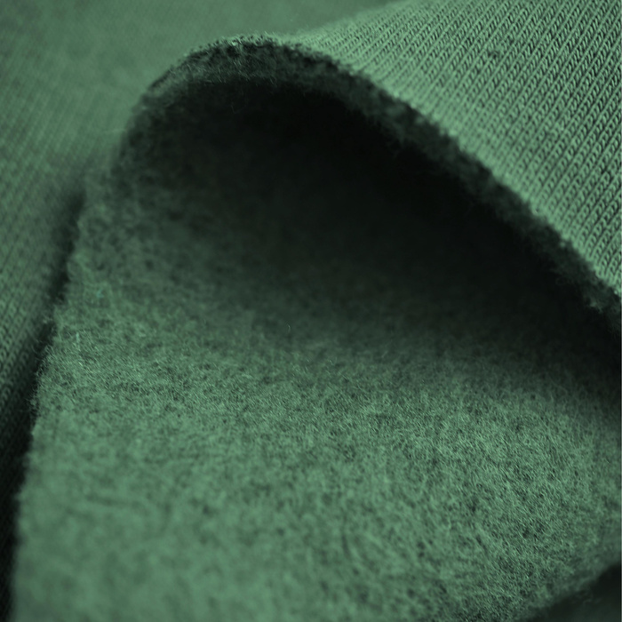 D-068-DARK GREEN - thick brushed sweatshirt D300