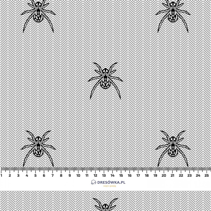 SPINNEN / NACHT RUF / weiß - Viskose Jersey