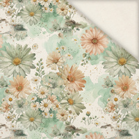 FLOWERS RABBIT FAMILY - Linen 100%