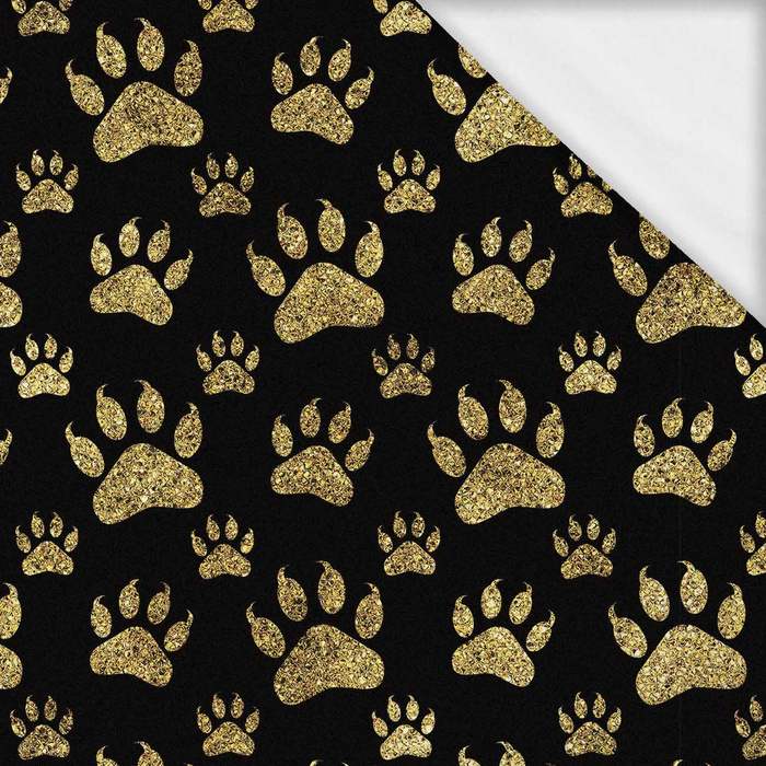 Black & Gold Glamour wz.8 - single jersey z elastanem ITY