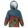 KINDER HOODIE (ALEX) - VASE MIT MOHN (Vincent van Gogh) - Nähset