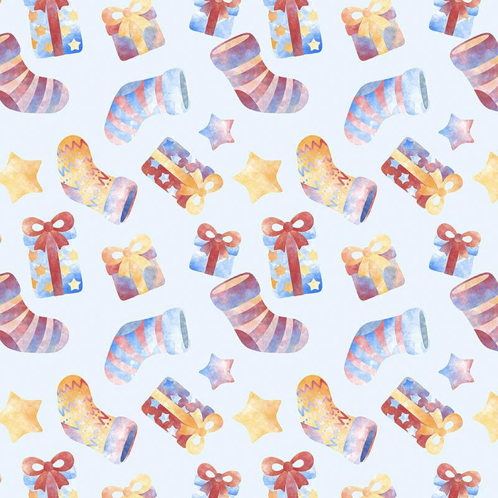 WEIHNACHTSMIX (WEIHNACHTSRENTIERE) - Baumwoll Webware