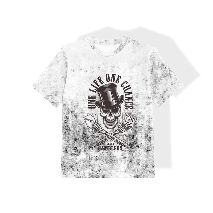 KID’S T-SHIRT - THE KING OF POKER pat. 2  - single jersey (140/146)