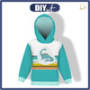 KINDER HOODIE - DIPLODOK - Sommersweat (122/128)