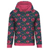 CLASSIC WOMEN’S HOODIE "POLA" (XXXL) - FLOWERS 3D WZ. 10 - sewing set