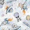 SPACE CUTIES pat. 8 (CUTIES IN THE SPACE) - Linen 100%