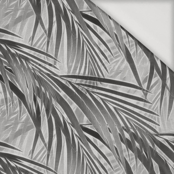 PALM LEAVES pat. 1 (grey) - Viscose jersey