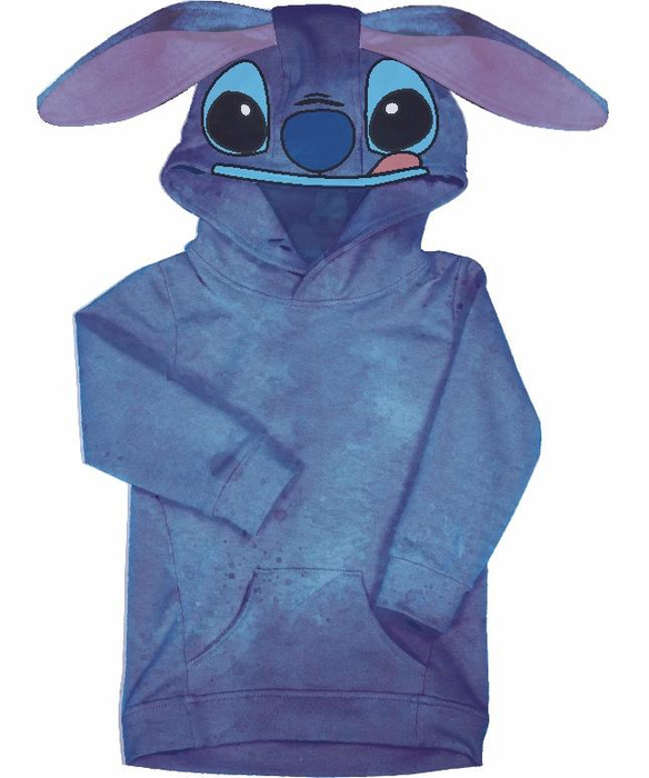 KINDER HOODIE "PARIS" (146/152) - BLUE ALIEN - Nähset 