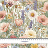 PASTEL FLOWERS WZ. 35 - Satyna