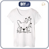 PYJAMAS-T-SHIRT - HUND / Kontur - S
