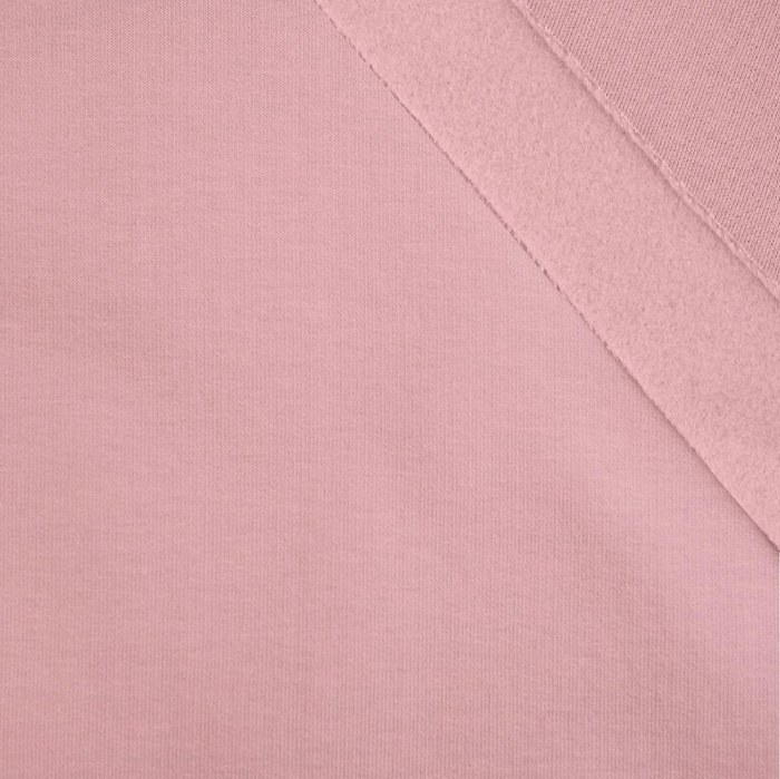 Thick brushed sweatshirt D300 - Rose quartz (D-29)