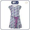 DRESS "EMMA" - PANSIES (BLOOMING MEADOW) - Viscose jersey with elastane XS