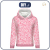 CLASSIC DAMEN HOODIE (POLA) - PIXEL MS.2 / rosa - Sommersweat