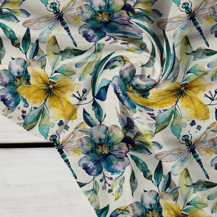 Butterfly & Flowers wz.8 - Krepp