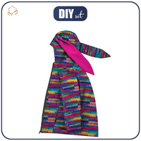 KINDERJACKE BUNNY (ZOE) - RETRO GEOMETRIC WZ. 9 - Nähset